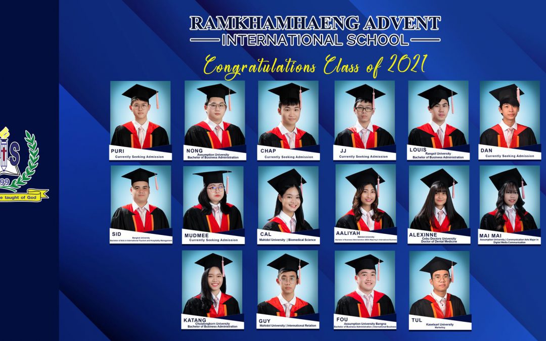 Congratulations class of 2021!