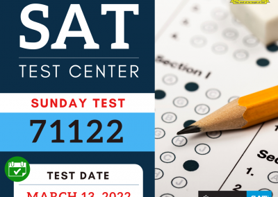 SAT Test Remains Open | March 13, 2022