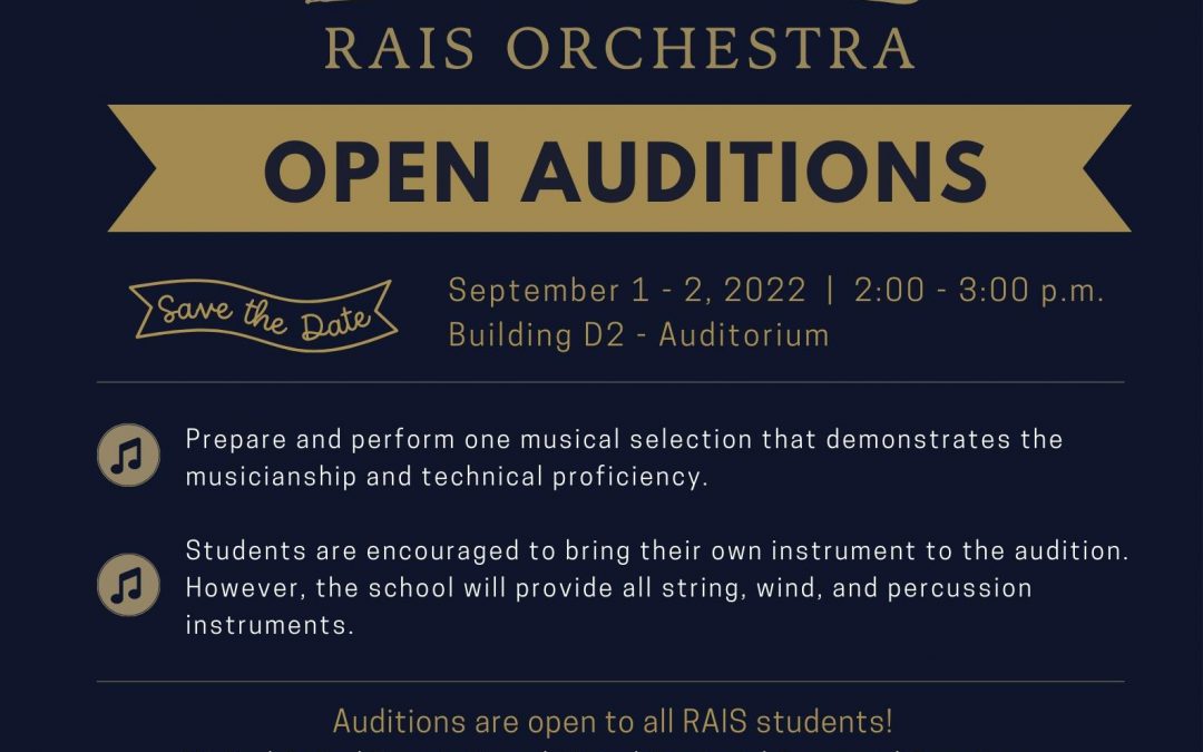 RAIS Orchestra Auditions