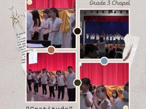 ​Grade 3 Chapel | The Message of Gratitude