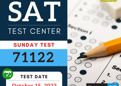 Upcoming SAT Test | October 15, 2023
